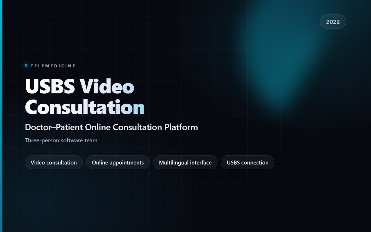 USBS Video Consultation Platform