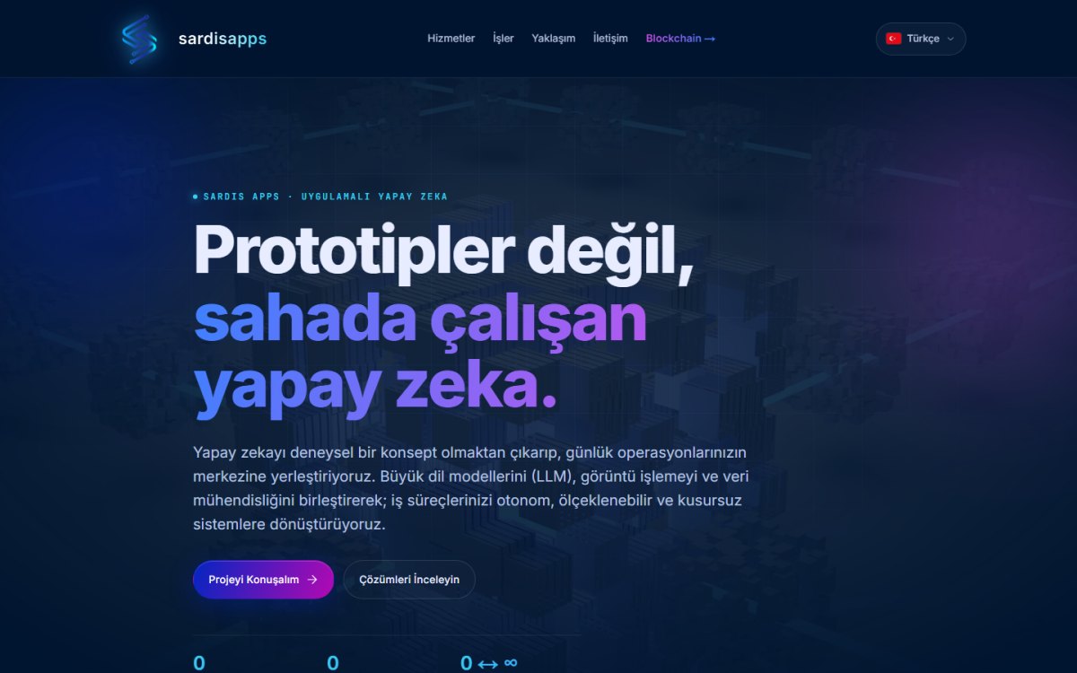 Sardis Apps — AI Systems Studio